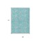 Homeroots 9' X 12' Teal Blue And Ivory Geometric Washable Indoor Outdoor Area Rug 612909 - alternate 6