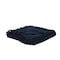 Homeroots 50" X 50" Blue Floral Cotton Woven Throw Blanket with Fringe 518836 - alternate 1