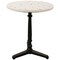 Homeroots 24" Ivory And Black Stone And Iron Round Bistro Dining Table 488591 - alternate 6