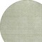 Homeroots 8' Mint Green Round Geometric Washable Indoor Outdoor Area Rug 607490 - alternate 7