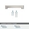 Amerock Appoint 5-1/16 in & 6-5/16 in 128 mm & 160 mm Center-to-Center Satin Nickel Cabinet Cup Pull BP36763G10 - alternate 7