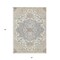 Homeroots 5' X 8' Beige Ivory And Gray Oriental Washable Indoor Outdoor Area Rug 596609 - alternate 8