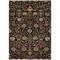 Homeroots 8' X 10' Black Brown And Red Floral Washable Indoor Outdoor Area Rug 603404 - alternate 8