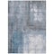 Homeroots 5' X 8' Blue Gray And Ivory Abstract Washable Indoor Outdoor Area Rug 603612 - alternate 8