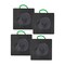 Mytee Products 18in x 18in x 2in Heavy-Duty Outrigger Pads w/ Recessed Radius - Black, 4PK ORP-181820-RRx4 - alternate 20