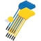 Champion Sports Rhino Skin Soft Hockey Set, 30" Sticks HS10SET - alternate 1