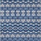 Homeroots 5' X 8' Navy Blue And Ivory Moroccan Washable Indoor Outdoor Area Rug 594335 - alternate 8