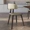 Leisuremod Clivo Leather Dining Chair with Walnut Poplar Wood Frame, 2PK CDDW-18TP2 - alternate 7