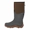 Dryshod Mens Haymaker Hi Farm Boots, Rubber, Waterproof, Brown, Pull On, Size 9 HAY-MH-BR-009 - alternate 6