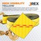 Jrex Safety 4PK HD Ratchet Straps with Chain Grab Hooks, Yellow 2 in x 27 ft Tie Downs RTD227-JR-CG-4PK - alternate 5
