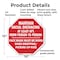 Signmission Maintain Social Distancing At Least, 10 Inch X 10 Inch, Plastic Sign OC-P-10-200 - alternate 6
