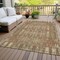 Homeroots 3' X 5' Orange Taupe And Beige Moroccan Washable Indoor Outdoor Area Rug 577211 - alternate 7