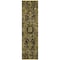 Homeroots 8' Runner Coffee and Gray Oriental Washable Non Skid Indoor Outdoor Runner Rug 563755 - alternate 9