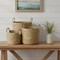 Homeroots Set of Three Brown Wicker Basket, 3PK 392168 - alternate 6