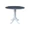 Whitewood Industries Extension Dining Tables, 45 in L, 38 in H, Parawood K05-42DPT-6B - alternate 1