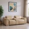 Homeroots 93in Battleship Gray and Silver Leather Power Reclining Loveseat 643825 - alternate 6