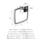 Amerock Revitalize Chrome Traditional 6-13/16 in 173 mm Length Towel Ring BH3603226 - alternate 5
