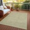 Homeroots 10' X 14' Beige Geometric Washable Indoor Outdoor Area Rug 607475 - alternate 8