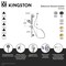 Kingston Brass Shower System with Slide/Grab Bar and Hand Shower, Matte Black KAK1540E - alternate 2