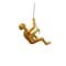 Homeroots Set of Two Gold Resin Climbing Man Hanging Dimensional Sculpture, 2PK 544457 - alternate 1
