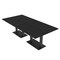 Skutchi Designs Rectangle Conference Table With Power Unit, 48 in W, 96 in L, Black HAR-REC-48X96-DOU.BK-U999ST19-NA - alternate 1