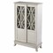 Homeroots 28in White Standard Accent Cabinet With Eight Shelves 401697 - alternate 7