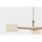 Troy Lighting Mailo 49.75in wide 3 Light Chandelier in Patina Brass F5650-PBR - alternate 4