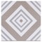 Andova Tiles Bliss Monaco Beige 8-in. Encaustic Spanish/Moroccan Patterned Matte Porcelain Wall & Floor Tile ANDBLI293 - alternate 1
