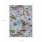Homeroots 3' X 5' Taupe And Lilac Floral Washable Indoor Outdoor Area Rug 610998 - alternate 9
