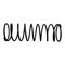 Komatsu spring, OEM 170-43-12240 - alternate 1