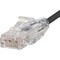 Monoprice Slimrun Cat6 Utp Cable-6-Inch Black 13508 - alternate 2