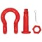 Mytee Products 1/2in Anchor Shackle Forged Carbon Steel w/Safety Screw Pin Load Limit 4,000 lbs SHACKLE-ANCHOR-BT-12 - alternate 6