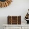 Vintiquewise Rectangular Rustic Dark Wooden Treasure Chest, Decorative Storage Box and Organizer QI004852 - alternate 7