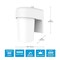 Halo FE Series Wall Sconce, 120 V, 7.9 W, LED Lamp, 977 Lumens, 4000 K Color Temp, Polycarbonate Fixture FE08A40FDW - alternate 9