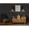 Z-Lite Salone 1 Light Wall Sconce, Matte Black/Matte Black Outer, Gold Inner, 7 In W 1951-1S-MB - alternate 5