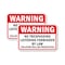 Signmission Warning No Trespassing Loitering Forbidden By Law Viola, 18'' X 24'', Heavy Gauge Aluminum, 2PK A-1824-2PACK-2995 - alternate 1