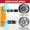 Coyote Wheel Accessories WHEEL INSTALLATION KIT 6 Lug Kit 12 Millimeter x 15 Thread Size 60 Degree Conical Spline Drive 64K645BLK - alternate 6