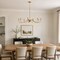 Vaxcel Annabelle 8-Light Farmhouse Candle-Style Chandelier, Muted Brass, 42-In. Wide H0323 - alternate 9