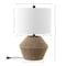 Jonathan Y Alma 21.75" Coastal Rustic Iron/Rope LED Table Lamp, Brown JYL4049A - alternate 5