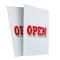 Signmission Open, Plastic Signs Only 24 Inch x 36 Inch, Corrugated Plastic, 2PK CSB-2436-2PACK-Open - alternate 1