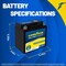 Goodyear GYB9A-A - 12 Volt 9 AH, 110 CCA, Rechargeable High-Performance, SLA - AGM Battery GY4140772 - alternate 5