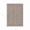 Homeroots 8' X 10' Ivory Taupe And Beige Floral Washable Indoor Outdoor Area Rug 582281 - alternate 8