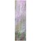 Homeroots 8' Runner Purple Abstract Washable Non Skid Indoor Outdoor Runner Rug 559605 - alternate 8
