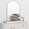 Homeroots 39" Gold Arch Metal Framed Bathroom Vanity Mirror 562894 - alternate 8