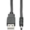 Tripp Lite USB to DC Power Cable M/M USB-A to 3.5 x 1.35mm DC Barrel 3ft U152-003-3P5 - alternate 1