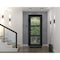 Vdomdoors Front Exterior Prehung FiberGlass Door Clear Glass See-through / Manux 8555 Matte Black Clear Glass MANUX8555EXD-BLK-W36 x H80-RH - alternate 4