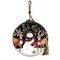 Homeroots Snowman and Reindeer in Holiday Lights Hand Painted Mouth Blown Glass Ornament 477551 - alternate 5