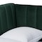 Baxton Studio Oksana Glam and Luxe Emerald Green Velvet and Gold Metal Full Daybed 257-14138-ZORO - alternate 8