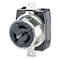 Leviton Locking Receptacle, 50 A, 125V AC, Black CS6370 - alternate 1
