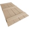 Ekena Millwork Rustic Four Board Spaced Board-n-Batten Sandblasted Faux Wood Shutters, 23 1/2"W x 62"H SHUBSS23X62SDPR - alternate 16